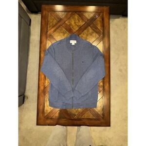 Original‎ Penguin Mens Size Medium Full Zip Jacket Blue